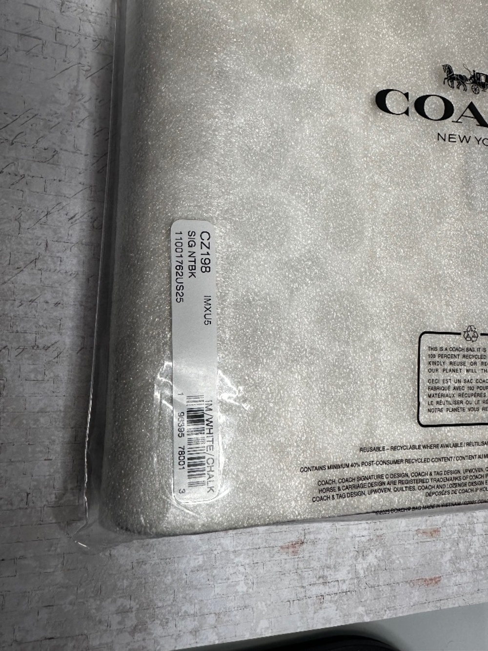 Coach Signature Notebook Cover with Notebook - Picture 5 of 5